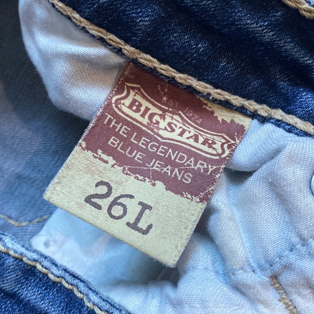 Big Star size 26L bootcut jeans - Picture 3 of 3